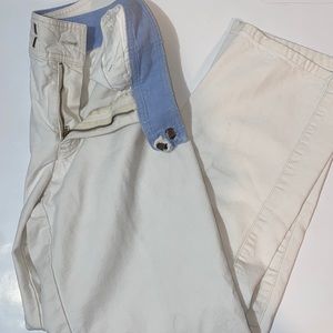 one clasp is loose but there is a button and another clasp